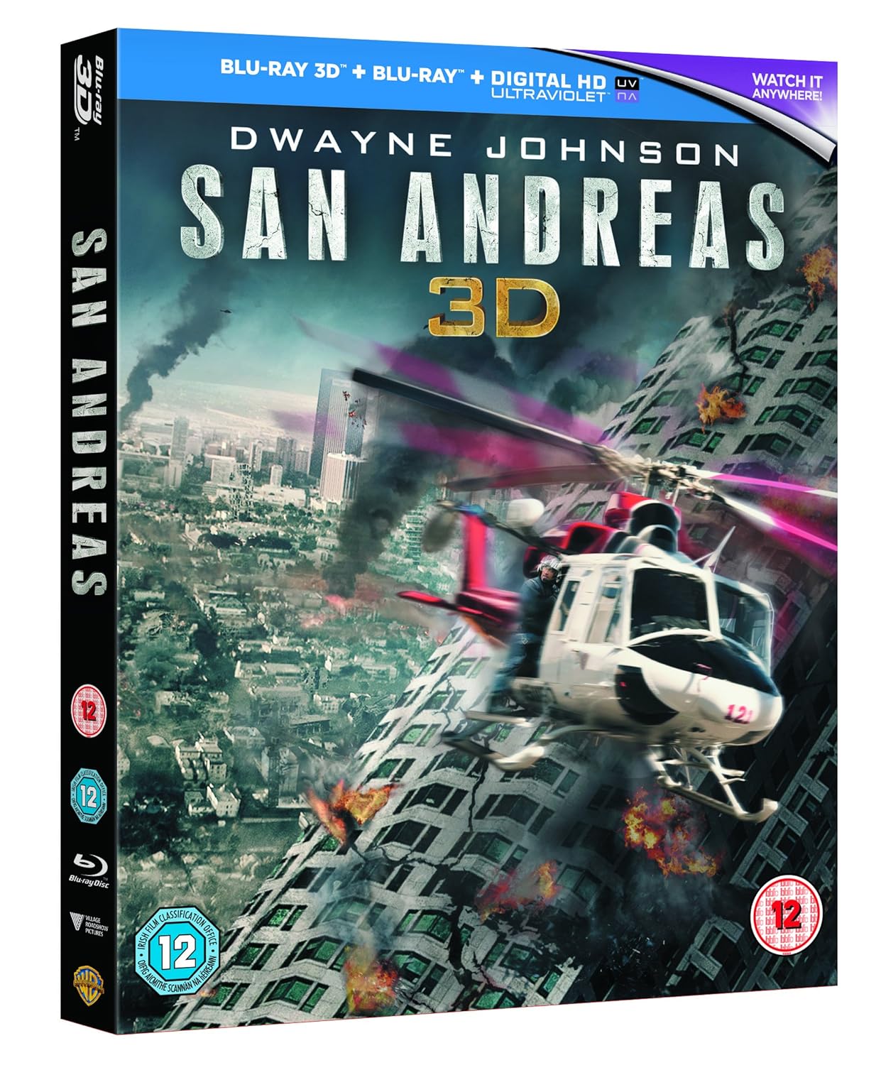 Amazon Com San Andreas Blu Ray 3d 2015 Region Free Movies Tv