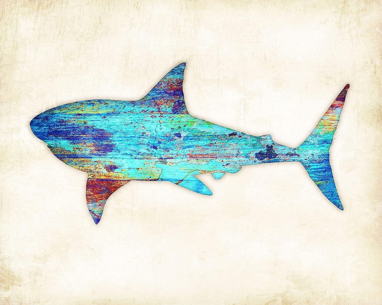 Great White Shark Watercolor Art Print by Dan Morris