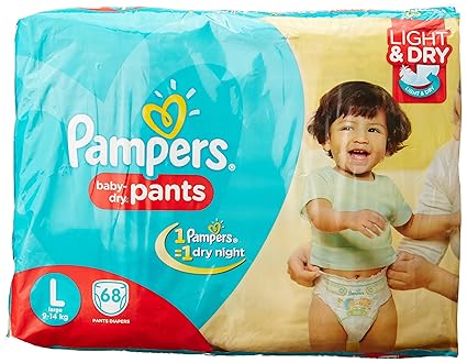 pampers pants large 68