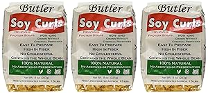 Butler Soy Curls, 8 oz. Bags (Pack of 3)