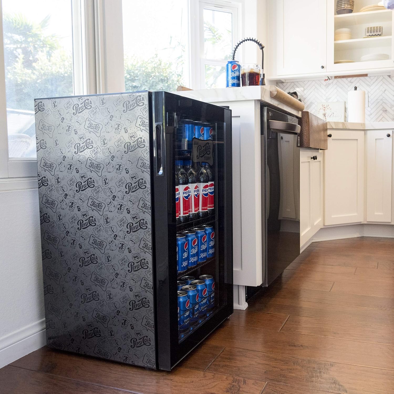 commercial pepsi fridge