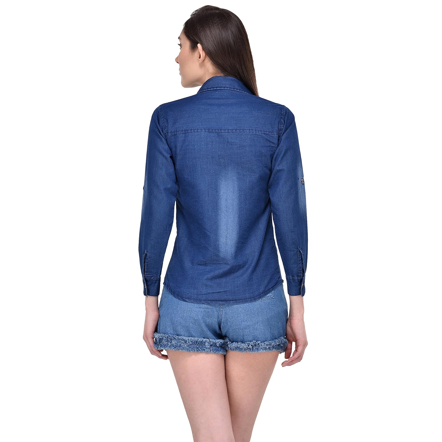 mayra women's denim shirt