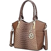 MKF Collection Tote Bag for Women Vegan Leather Shoulder Bag – Top-Handle Purse, Ladies Handbag by Mia K