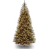 National Tree Company 4.5ft Pre-Lit Christmas Tree - North Valley Spruce With White Lights & Stand