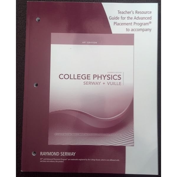 Amazon.com: COLLEGE PHYSICS-AP EDITION: 9781305965393: Serway