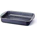 Ceramic Coated Roasting Pan/Lasagna Pan - With Natural Nonstick Coating, Safe For StoveTop and Oven Use / 16.1 x 11.7 x 2.7 i