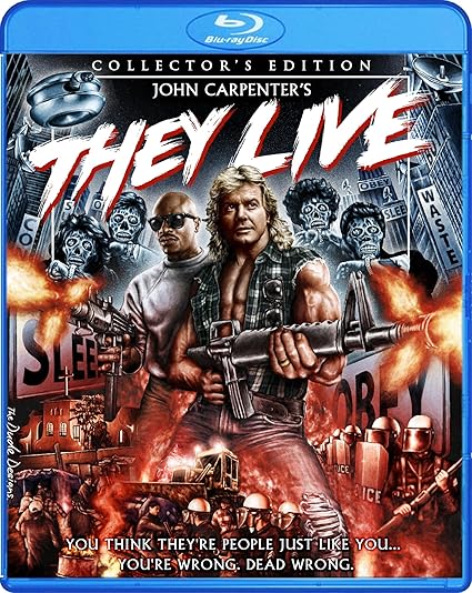 Amazon Com They Live Collector S Edition Blu Ray Roddy Piper Keith David Meg Foster George Buck Flower Peter Jason Raymond St Jacques John Carpenter Larry Franco Frank Armitage Movies Tv