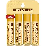Burt's Bees Lip Balm Stocking Stuffer, Moisturizing Lip Care Holiday Gift, 100% Natural, Original Beeswax with Vitamin E & Pe