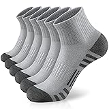 Airacker Athletic Quarter Socks with Cushion