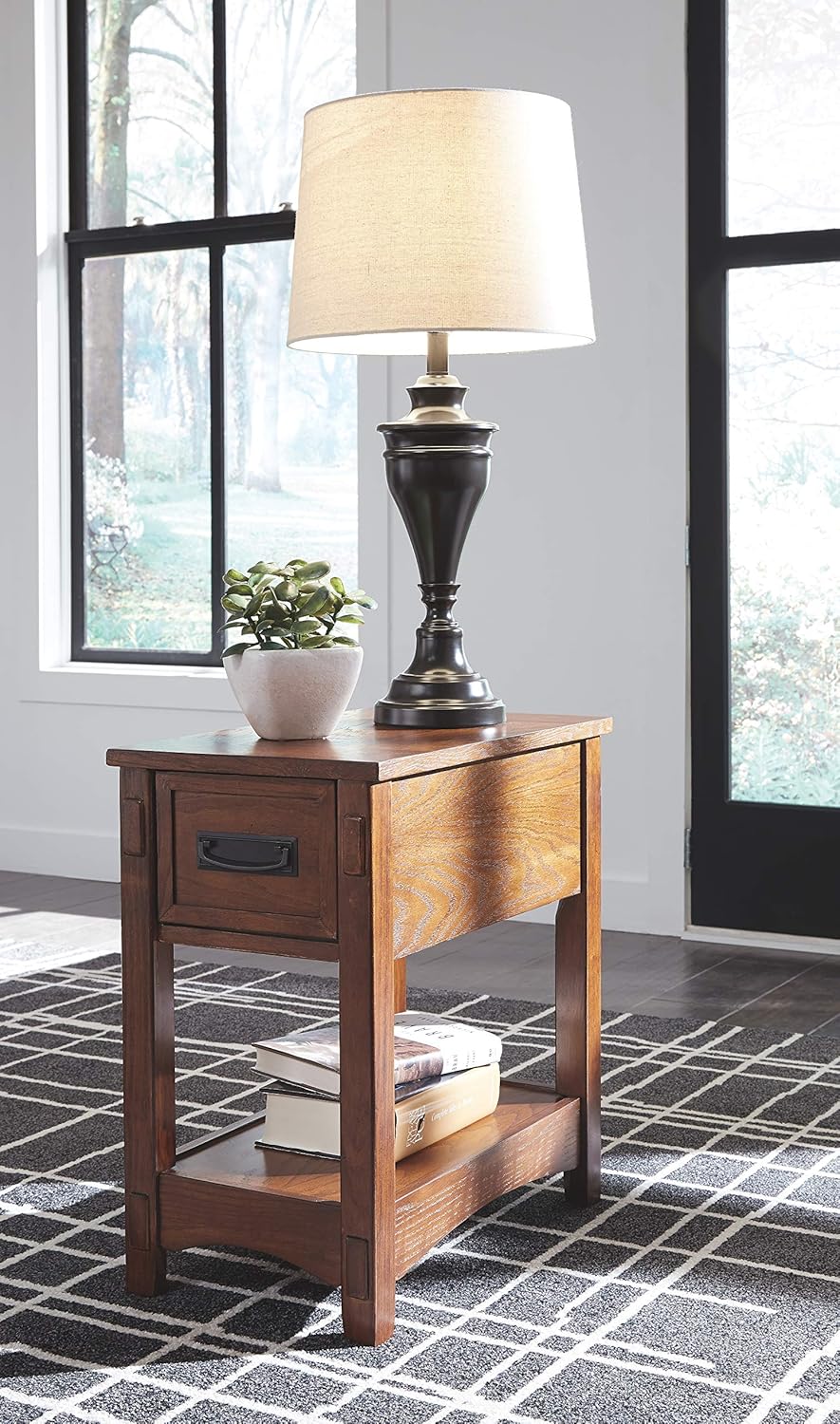 Signature Design by Ashley Breegin Chair Side End Table Multi: Kitchen & Dining