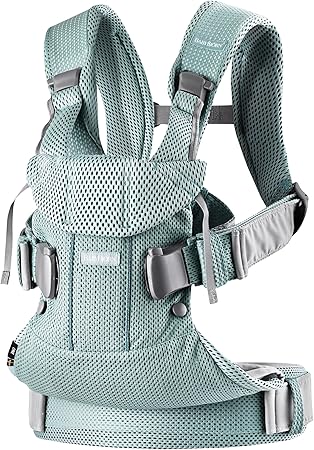 Babybjorn One Air Mochila Porta Bebe 3d Mesh Verde Frost Green 0 3 Anos 53 100 Cm Amazon Es Bebe