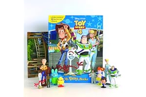 Disney / Pixar Toy Story 4 My Busy Books - Storybook, 10 figurines, playmat