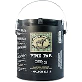 Bickmore Pine Tar Hoof Dressing and Packing Treatment for Horses, 1 Gallon | Helps retain moisture, promotes elasticity and flexibility, soothes quarter cracks, splits and hard frogs, made in the USA