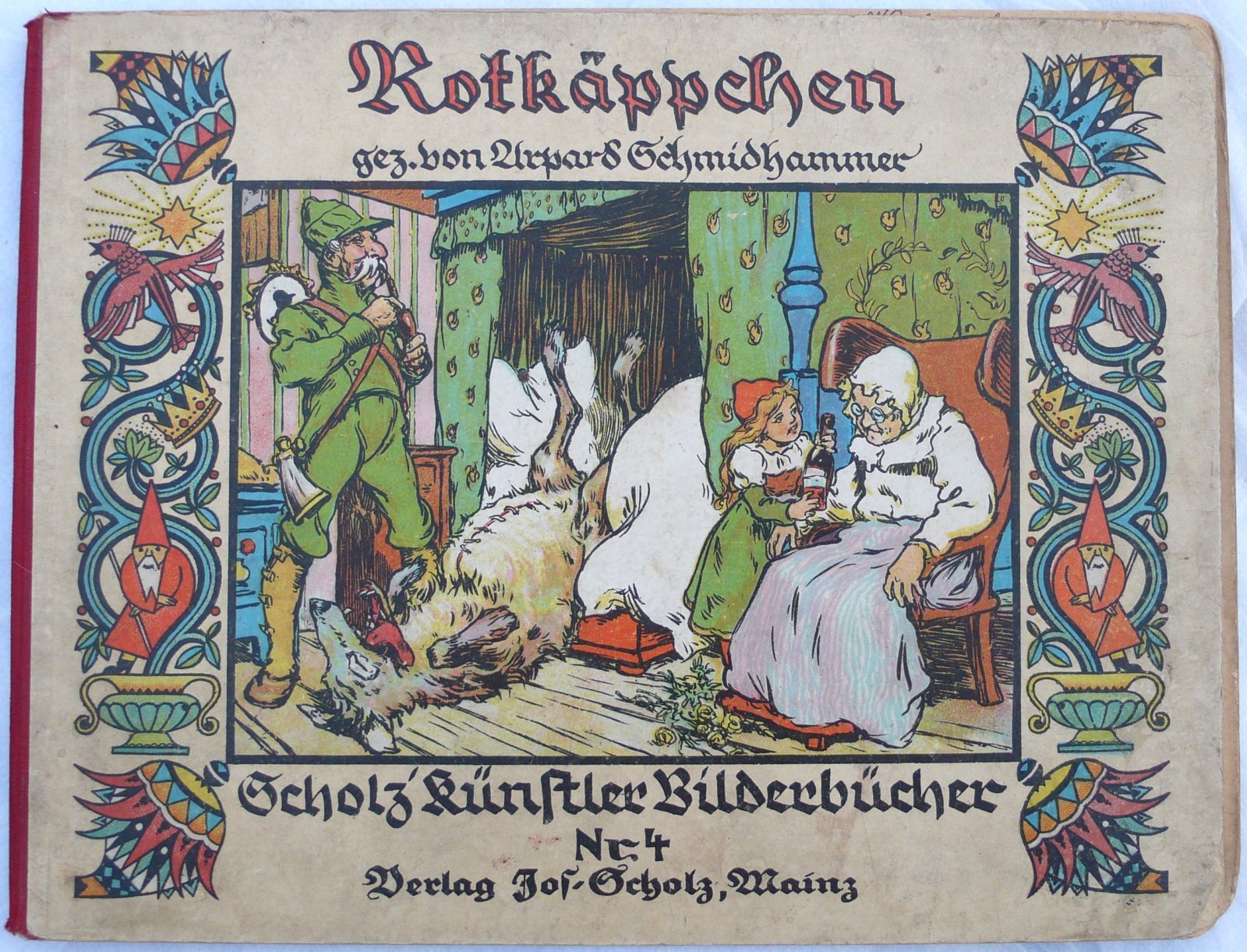 Scholz Kunstler Bilderbucher Bd 4 Rotkappchen Bruder Grimm Arpad Schmidhammer Amazon De Bucher