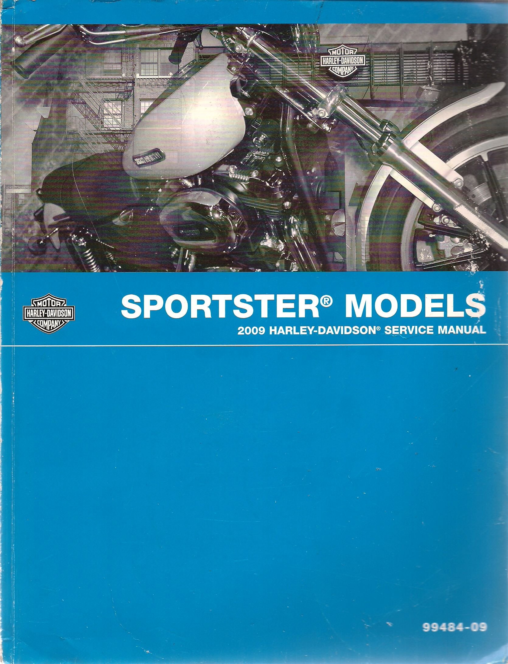 2009 Harley-Davidson Sportster Models Service Manual, Part Number 99484-09  Paperback – 2009