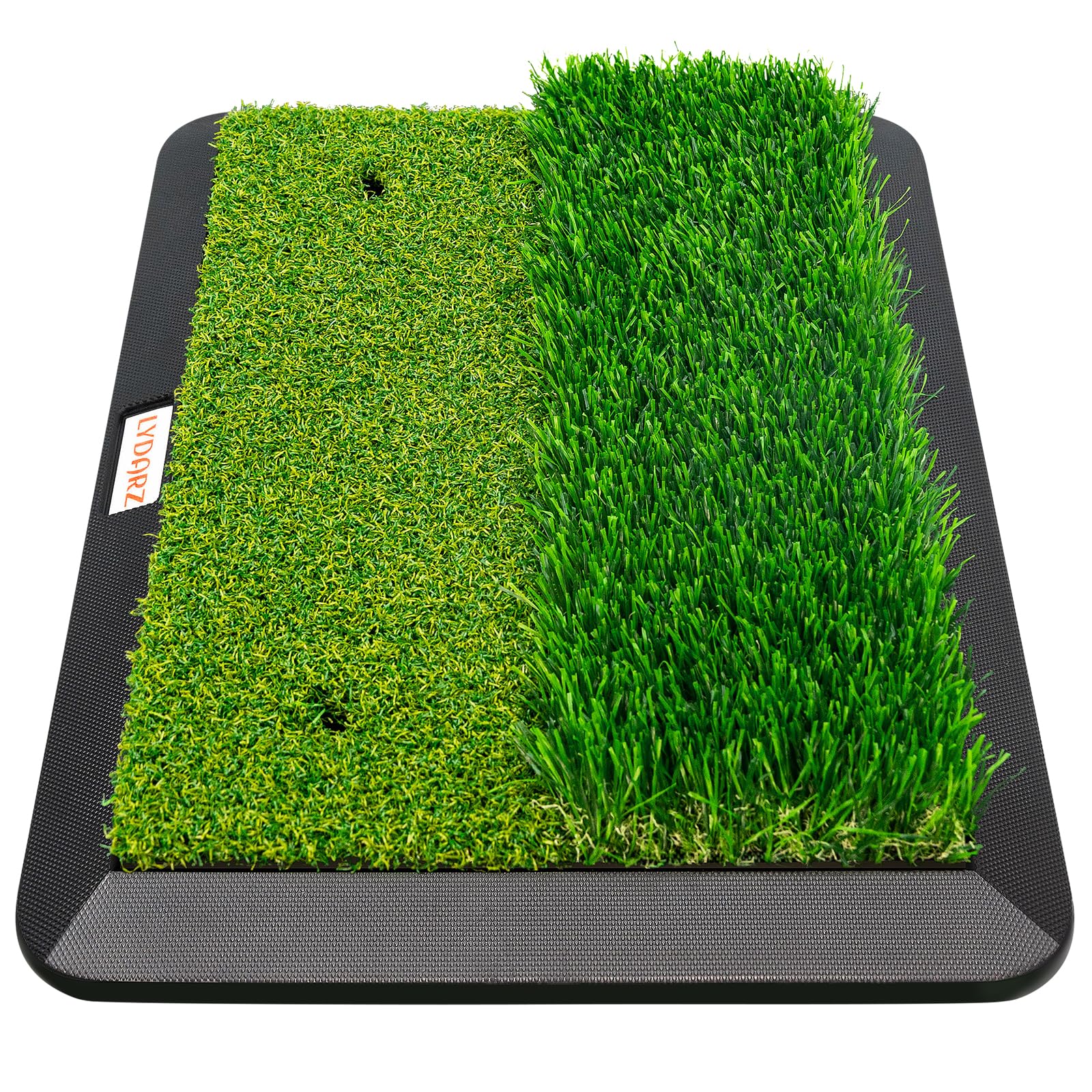 Photo 1 of Golf Hitting Mats Training Equipment, Golf Practice Mat with Instant Swing Path Feedback, 3 Replaceable Golf Training Mats with No-Slip Heavy Duty Rubber Base