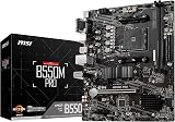MSI B550M PRO Motherboard M-ATX AM4 DDR4 Boost PCIe 4.0 M.2 Gen4 Ryzen view 1