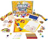 abeec Mega Craft Box Large Arts Crafts Kit 1000+ Pieces Kids