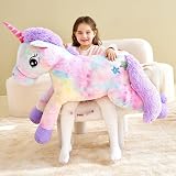IKASA Giant Unicorn Stuffed Animal 110cm Soft Plush Toy Large Cute Jumbo view 2