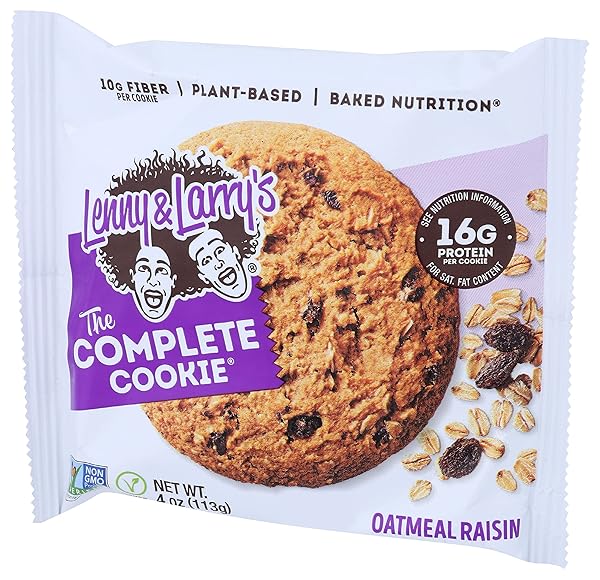 LENNY & LARRY’S THE COMPLETE COOKIE OATMEAL RAISIN, 4 OZ