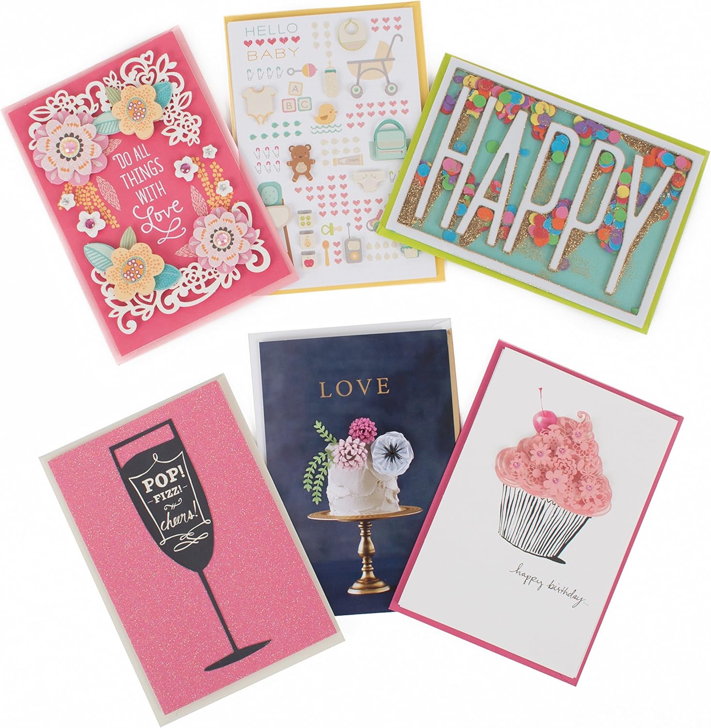 Hallmark Signature All Occasion Card Assortment with Lucite Card