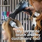 Olivia Garden Expert Blowout Shine Ceramic Round Brush 45 White Grey view 9