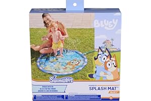 SwimWays Bluey Splash Mat, Kids Splash Pad, Outdoor Toys, Bluey Party Supplies and Water Toys for Kids Ages 1 & Up