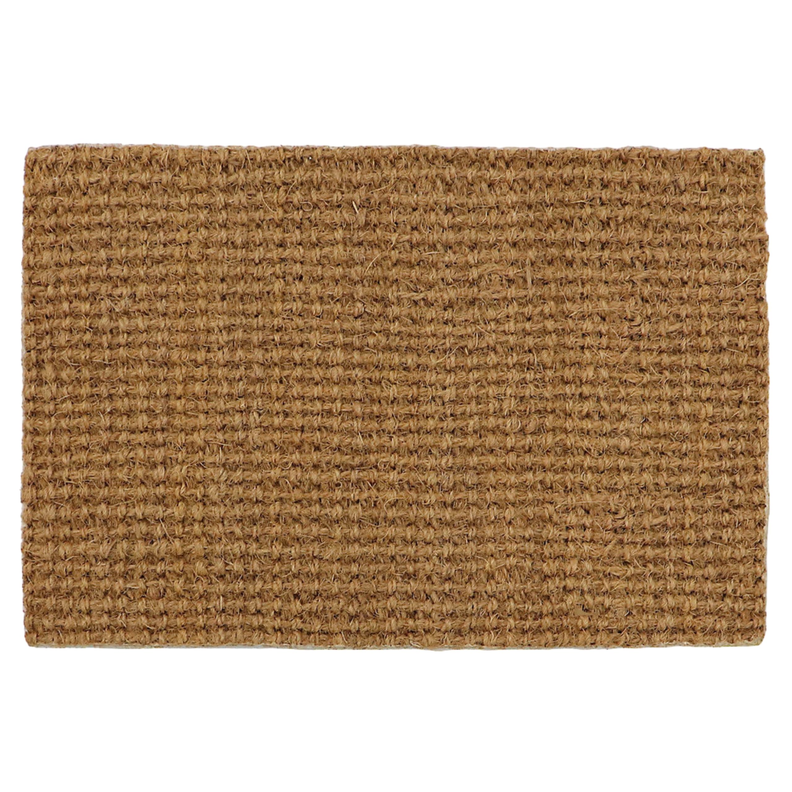 4All Door Mat 40x60cm – Non-Slip Boucle Coir Door Mats with Natural Fibres – Heavy Duty Door Mats Outdoor for Dirt, Mud and Wet Weather in Garden or Porch (Pack of 1) (Pack of 1)