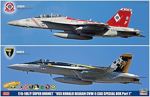 ハセガワ 1/72 F/A-18E スーパーホーネット USS ロナルド レーガン CVW-5 CAG スペシャルパック Part2 プラモデル SP343