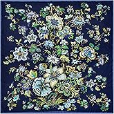 53” Large Head Scarf for Women - Silk Satin Scarf for Hair Wrapping at Night Bandana Square Scarf for Sleeping