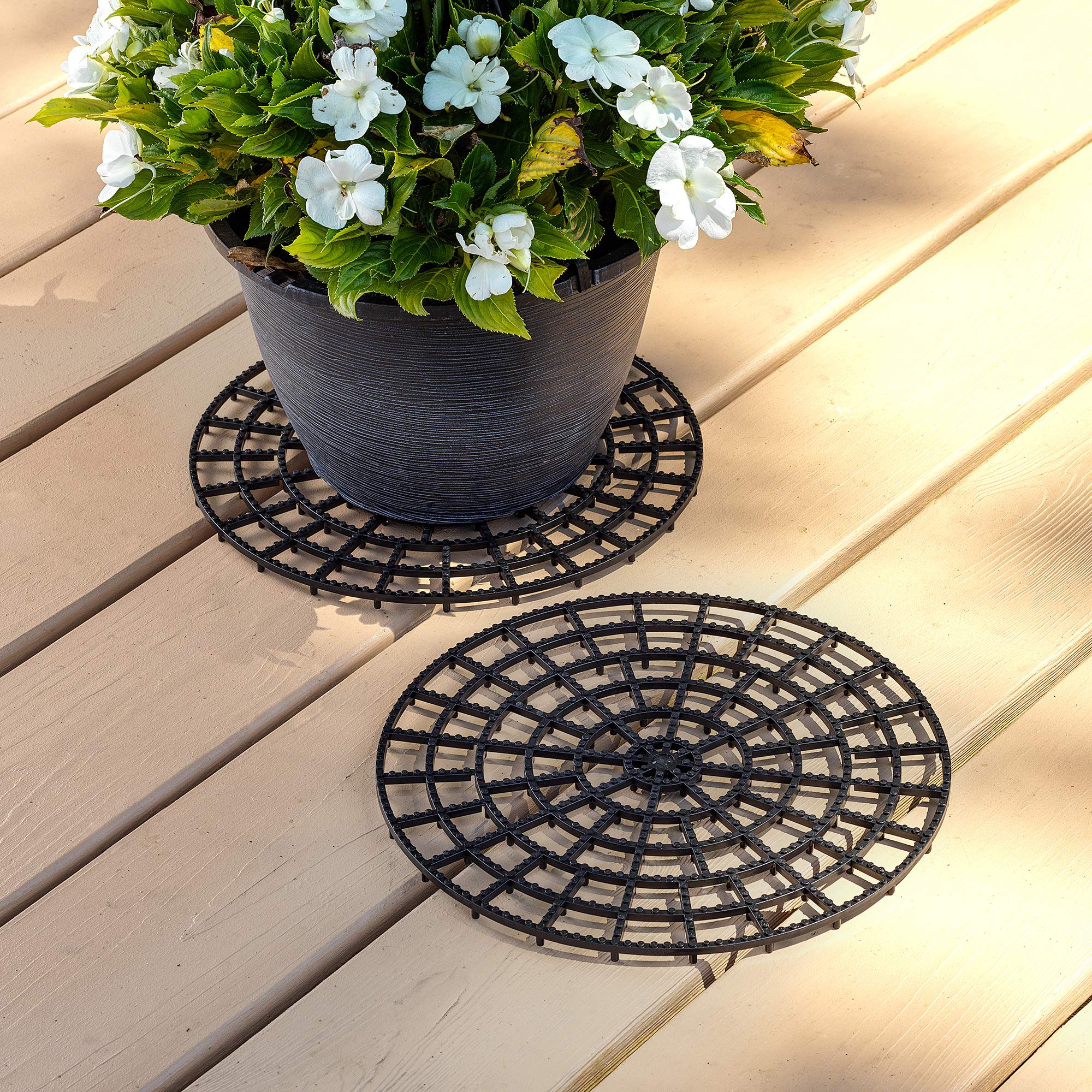 Patio & Deck Floor Protector (Set of 2) 12 inches Perfect Plant Trivet