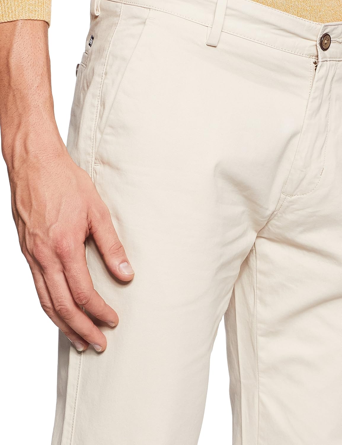 arrow sport men's straight fit casual trousers