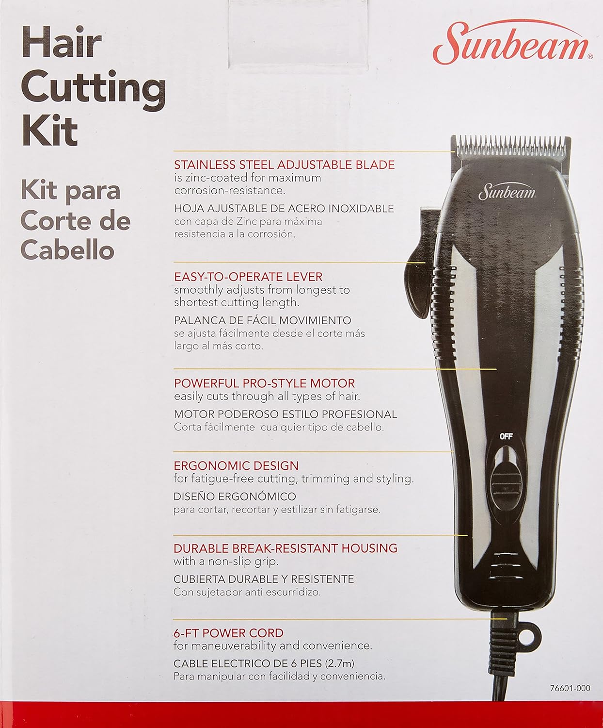 sunbeam hair trimmer