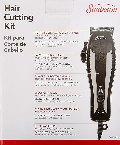 sunbeam hair clippers
