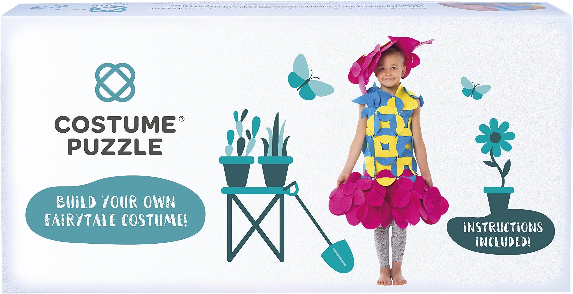 Build your own Fairy Costume | Creative & Educational Toy for Kids age 6 – 10 | Costume Puzzle Arts & Crafts Gift | New Children Designer Construction Building Blocks for 6 7 8 9 10 year old Girls