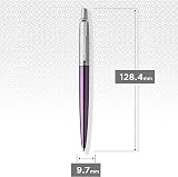 Parker Jotter Ballpoint Pen Victoria Violet Medium Blue Ink Gift Box view 6
