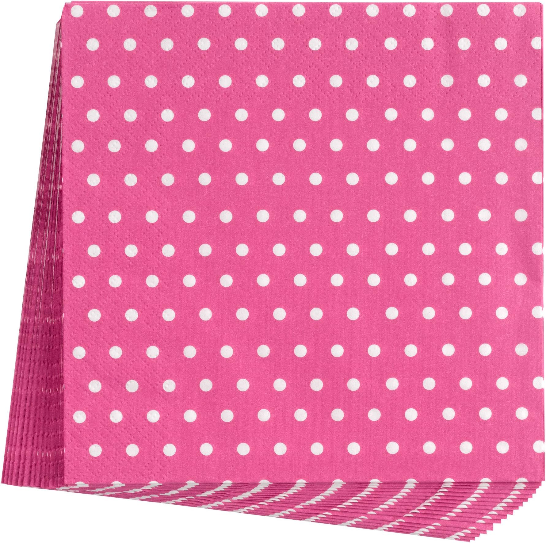 Neviti 678085 Carnival Napkin, Dots Pink