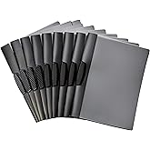 Amazon Basics Report Folder Cover with Clip, Pack of 10, Grey, 9 x 10.5 inches