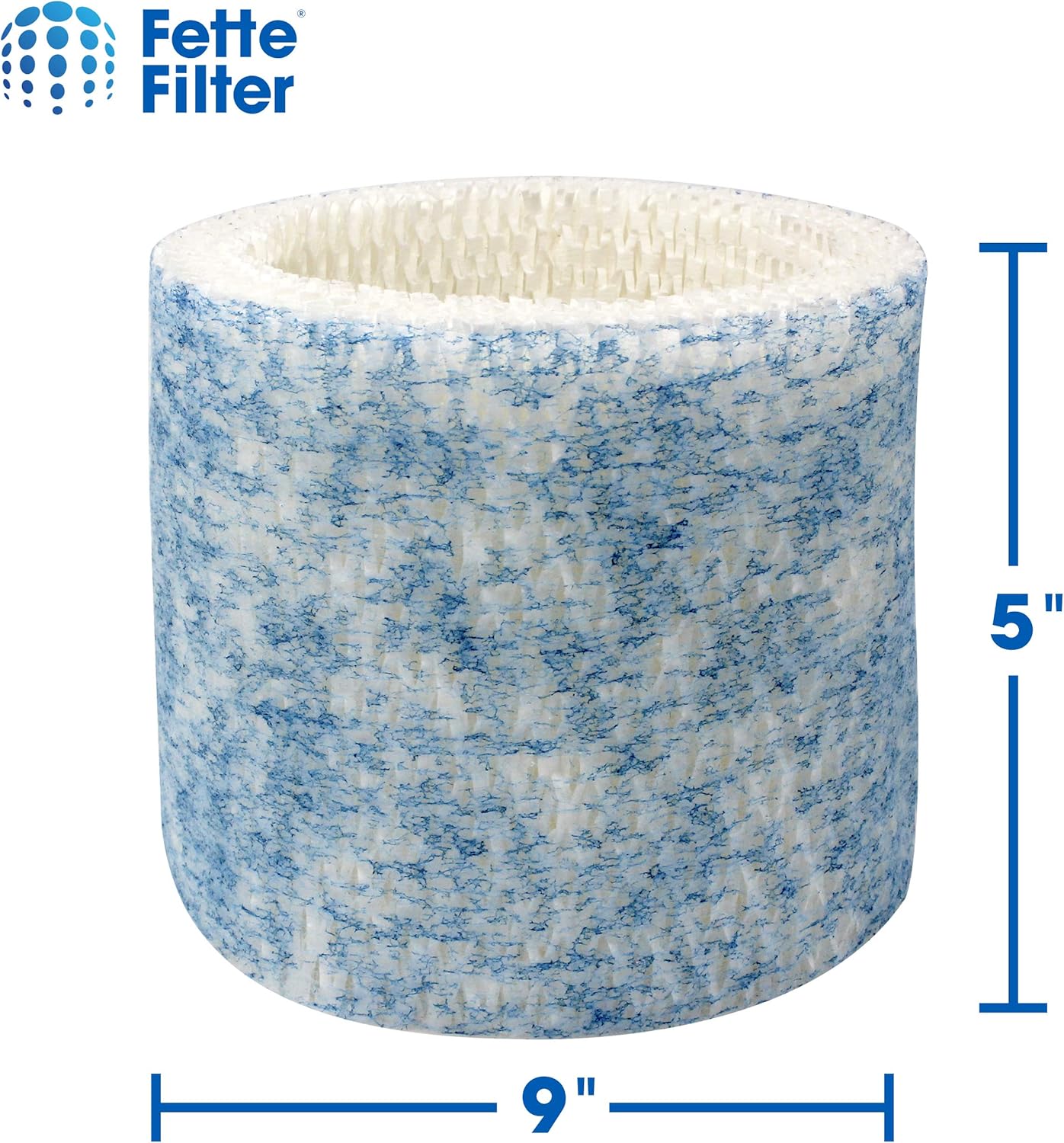 Fette Filter - Upgraded Blue Mesh Treated Layer Humidifier Wicking Filters Compatible with Honeywell HAC-504AW, Filter A for Models HAC-504, HAC-504AW, HCM 350 and Other Cool Mist Models (Pack of 6): Kitchen & Dining