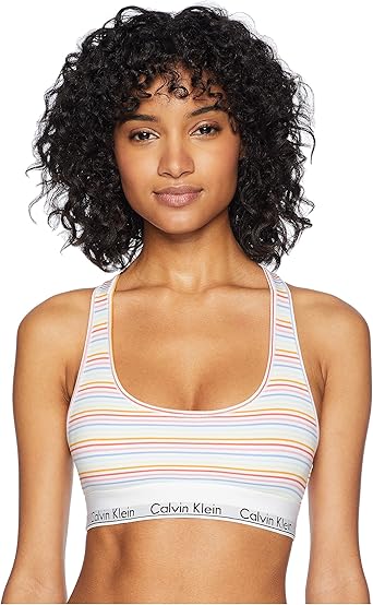 calvin klein striped bralette