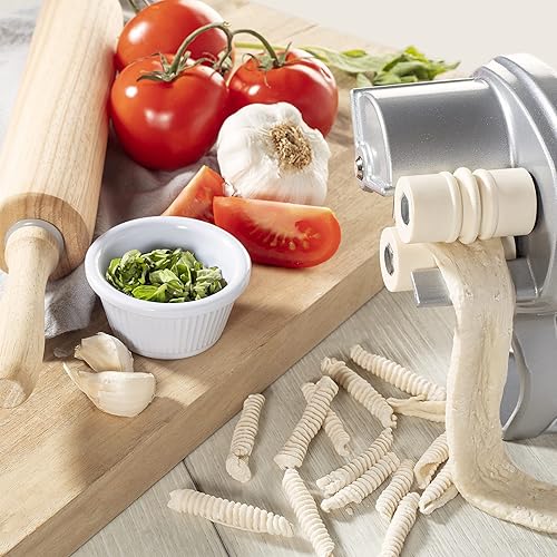 Cavatelli Maker Machine w Easy to Clean Rollers Makes Authentic