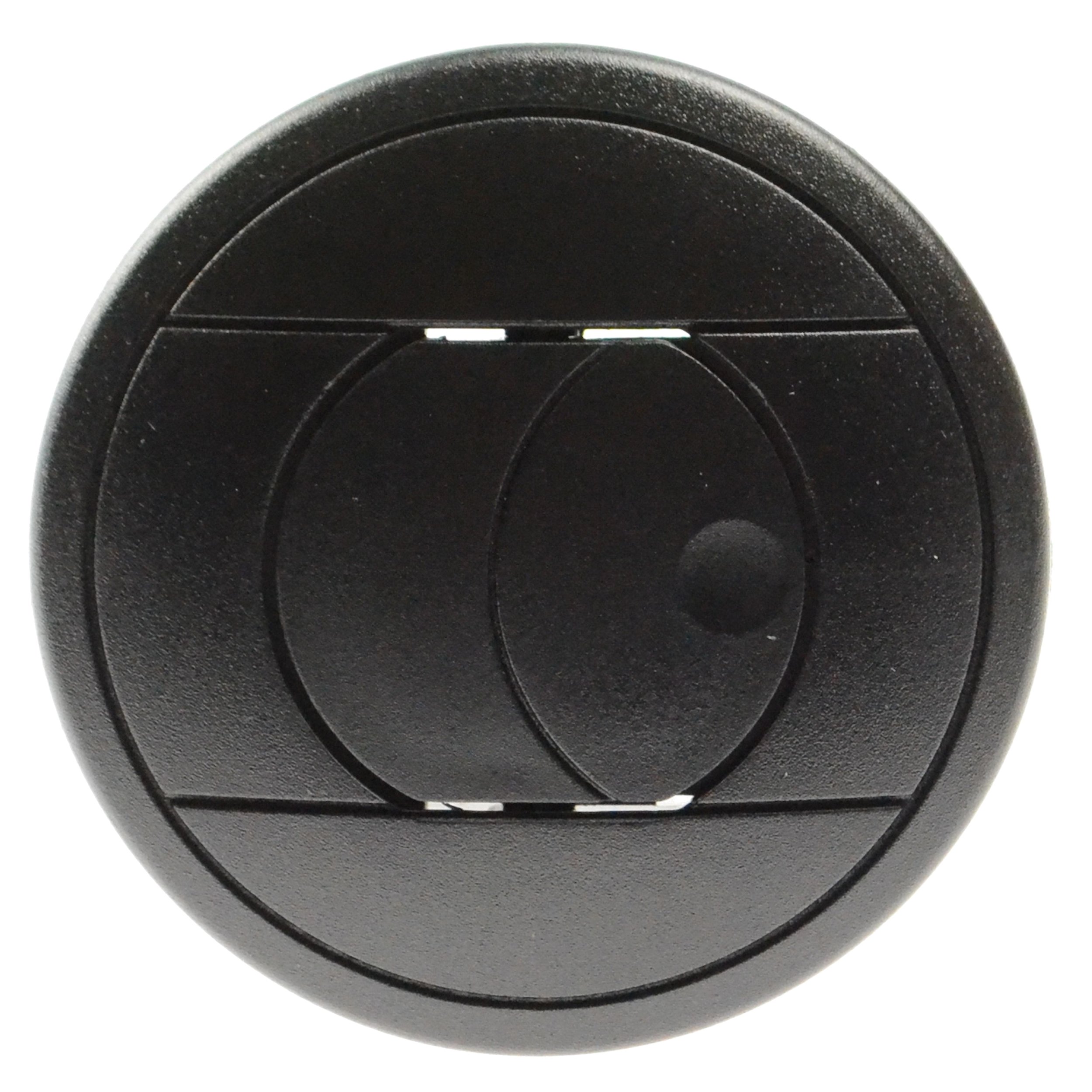DCM 2385A2 Round Louvered Dash Vent 2 Inch, Black Buy Online in