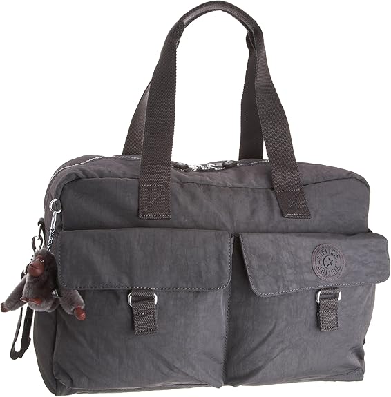 Kipling Women's New Extra Large Baby Bag With Changing Mat Minked Grey