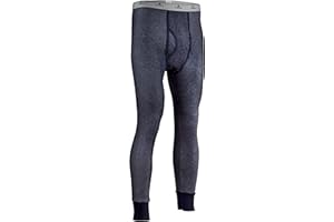 Indera Men's Dual Face Raschel Knit Performance Thermal Underwear Long Johns Pant