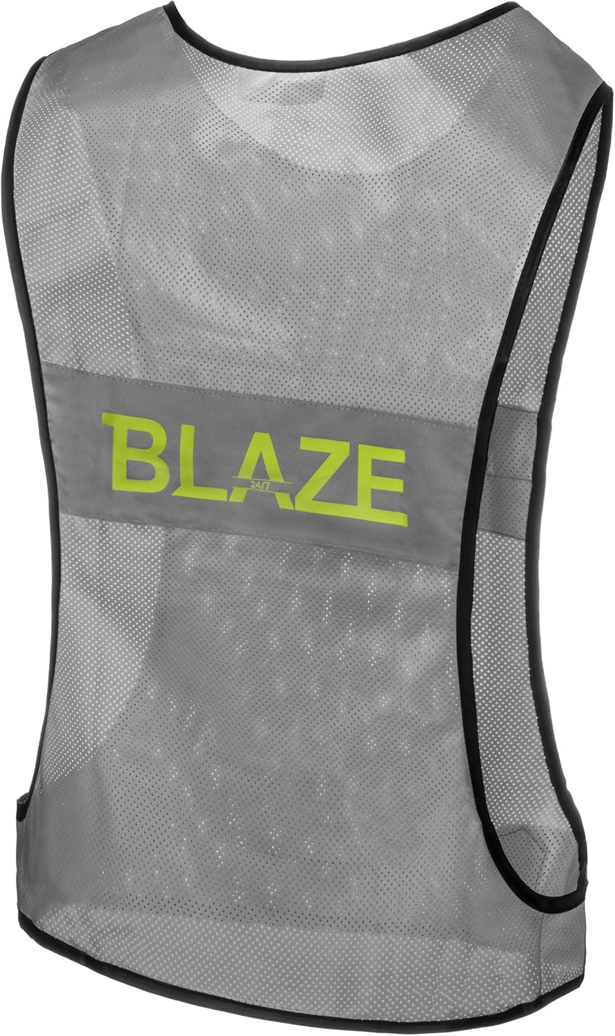 247 Viz Blaze - Reflective Vest 360 - Be Seen from All Angles While Running, Walking Jogging, Cycling, Horseback Ridding & on a Motorcycle, High Visibility with Full Reflective Surface Area : Clothing