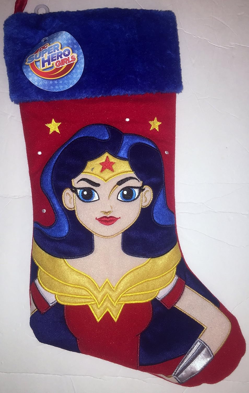 wonder woman christmas stocking