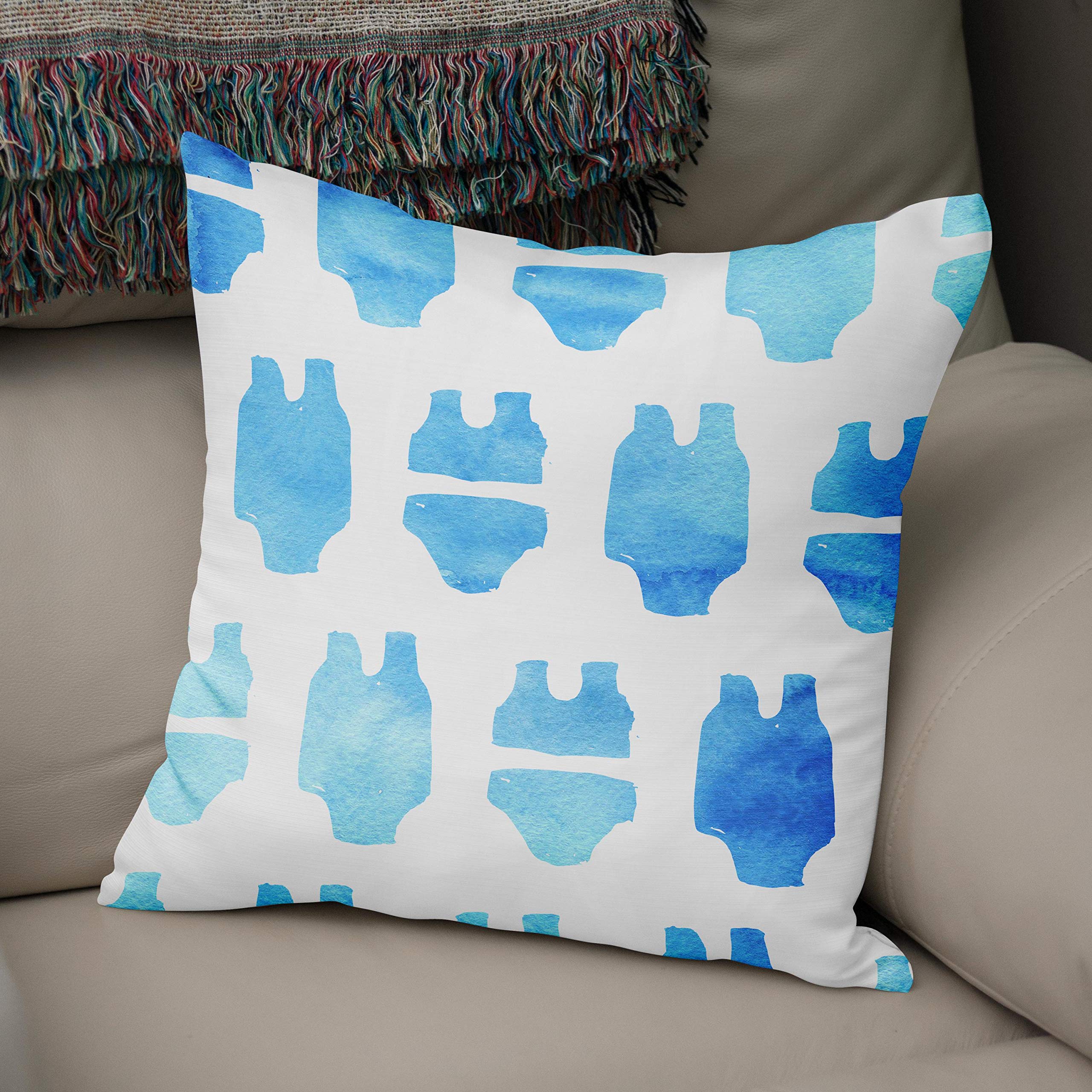 Bonamaison, Decorative Cushion Cover - 50% Cotton 50% Polyester - 43x43cm - Designed and Manufactured in Turkey