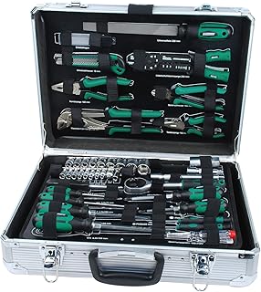 Brüder Mannesmann M29075 Alu-Werkzeugkoffer bestückt, 108-tlg