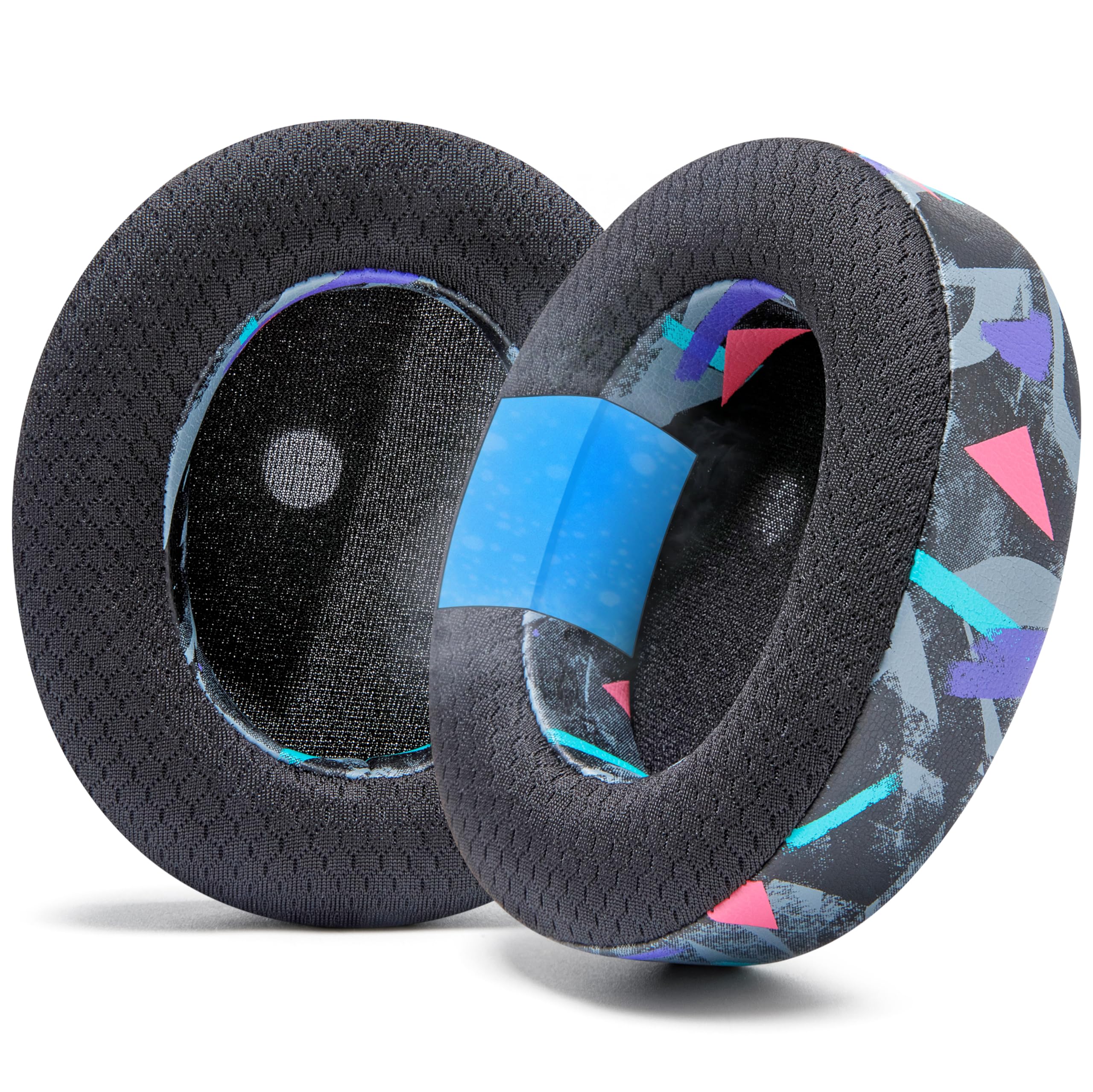 WC FreeZe Stealth Pro - Cooling Gel Earpads for Turtle Beach Stealth Pro by Wicked Cushions - Boost Comfort, Durability, Thickness & Sound Isolation for Superior Gaming Sessions | 90's Black