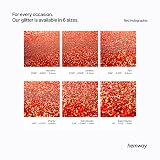 Hemway Holographic Red Glitter Shaker 130g 1/8 inch Metallic Flake view 6